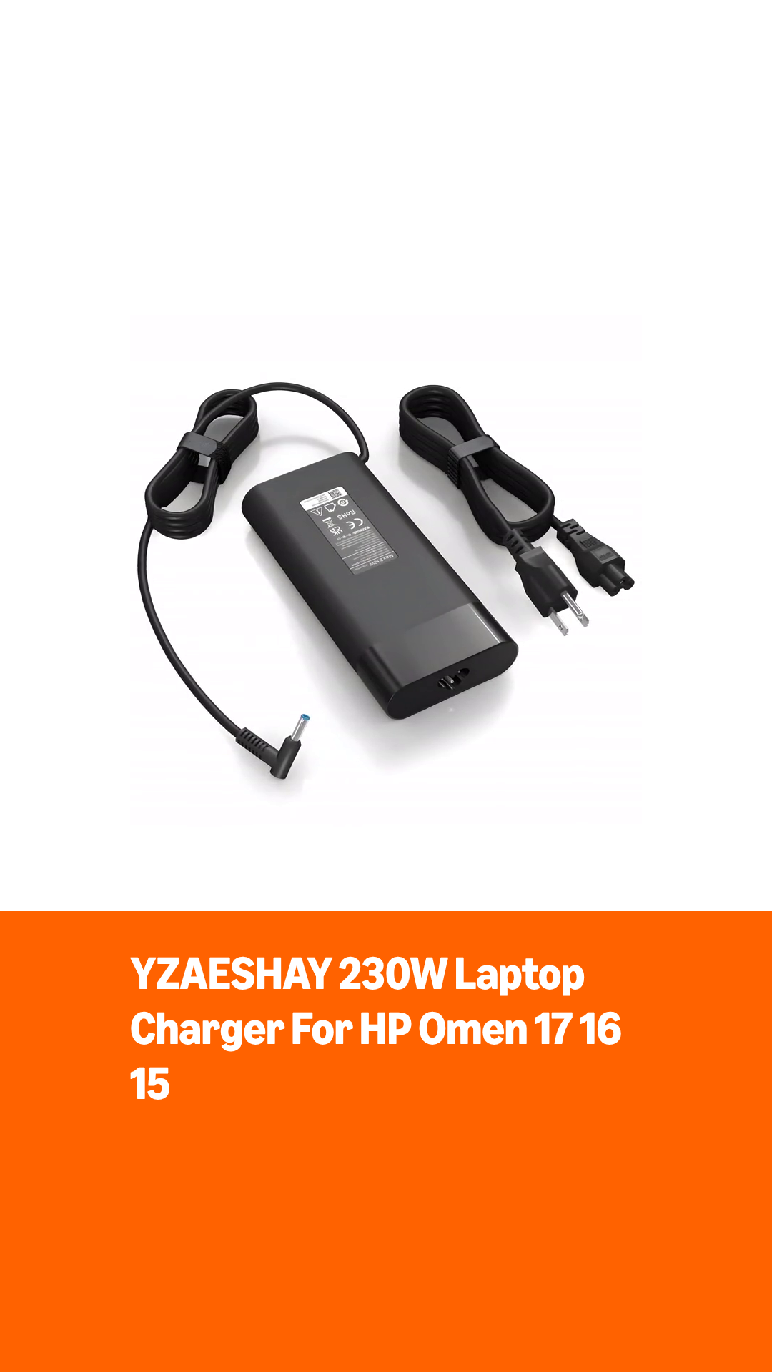 Amazon.com: 230W Laptop Charger for HP Omen 17 16 15,Victus by HP